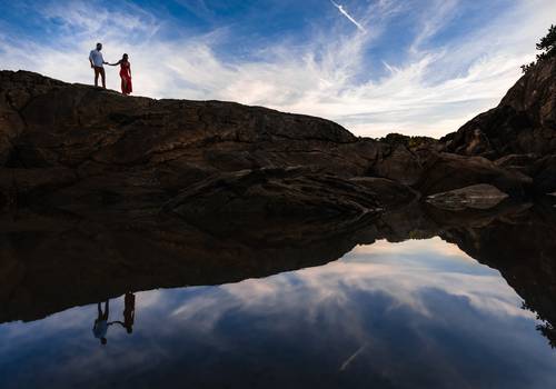 ENSAIOS PRÉ-WEDDING de ENSAIO NA PRAIA