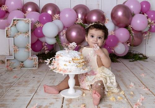 Smash The Cake de Festinha particular Luna