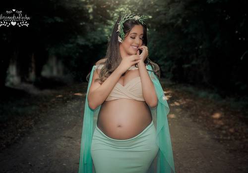 Gestante de Ensaio Gestante Beleza e Natureza -  Lorrany