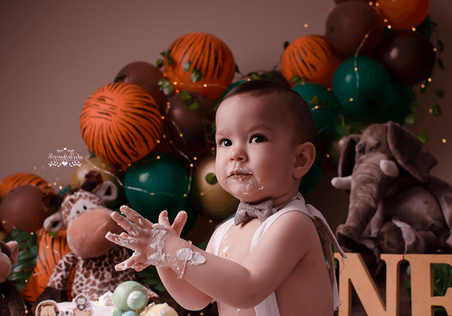 Smash the cake de  Ensaio Smash the cake - Meu primeiro aninho