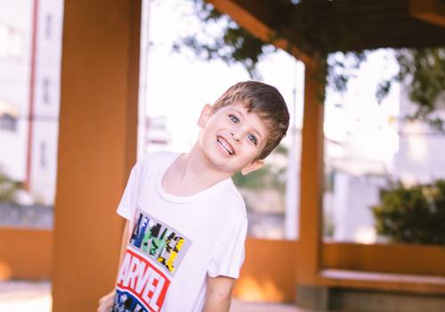 Ensaio infantil de Pedro