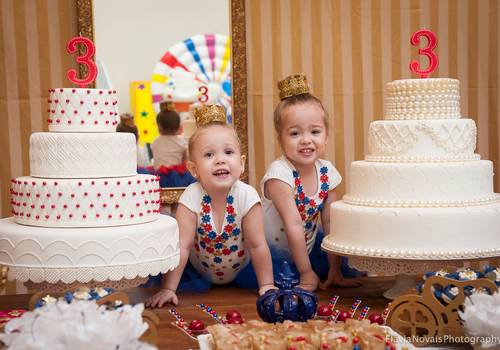 aniversários de Alice e Cecilia - 3 anos