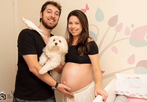 Gestante de Felipe e Pamela - à espera de Teresa