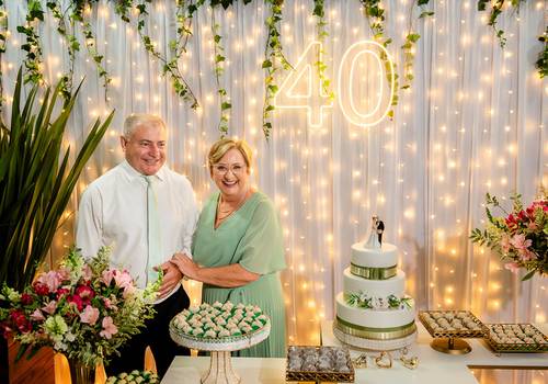 Casamento de Bodas de Esmeralda - Silvana e Nereu