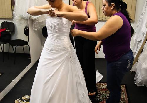 Primeira Prova de Vestido de Rosiane e Thiago