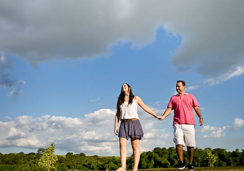 Ensaio fotográfico de Aline e Bruno