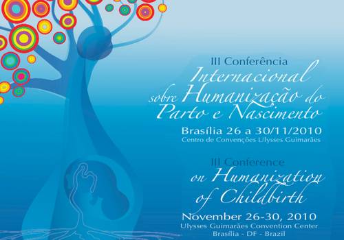 Comunicação em Saúde - Design de CONFERÊNCIA INTERNACIONAL DE  PARTO E  NASCIMENTO