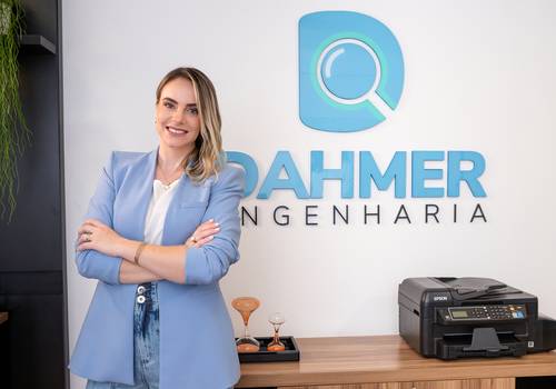 Ensaio Corporativo de Juliana, ensaio corporativo na Dahmer Engenharia