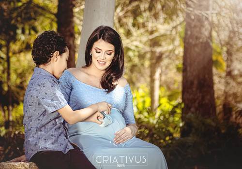 Gestante de Ensaio Gestante - Vanessa & Sadnei