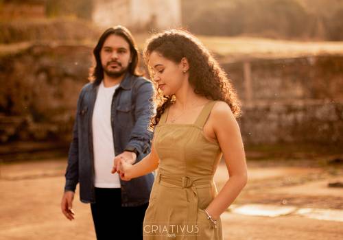 Pré Wedding de Ensaio Pré Casamento - Bruna e Wesley