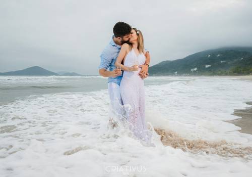 Pré Wedding de Ensaio Pré Casamento - Aline e William