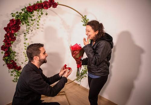 Eu Aceito de Pedido de Casamento - Victor e Letícia