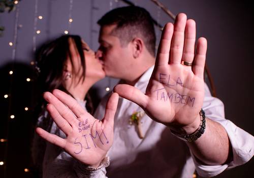 Foto casamento de Casamento civil e ensaio Lilianne + Anderson