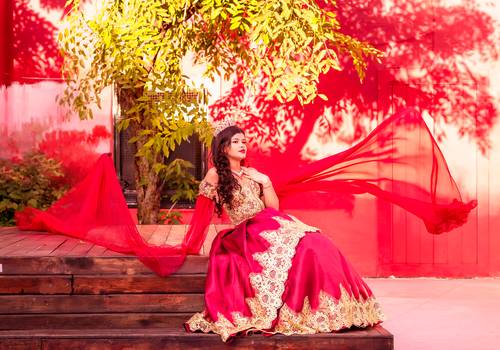 Debutante de Ensaio 15 anos Maria Eduarda