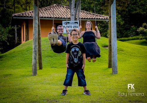 Ensaio externo de Renata e Jarbas Jr