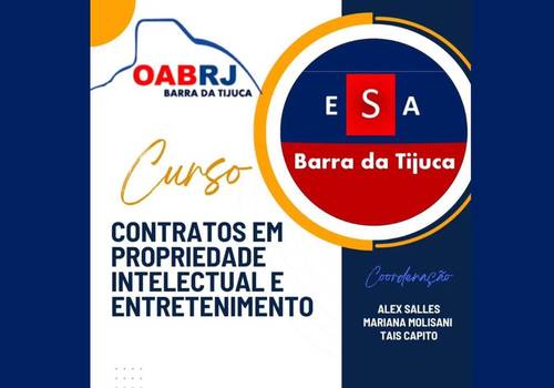 Cursos ESA de Contratos em propriedade intelectual e entretenimento.