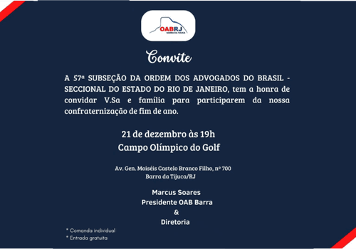 EVENTO de Confraternização