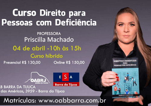 Cursos ESA de Curso Direito para Pessoas com Deficiência