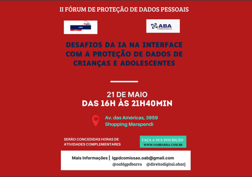 EVENTO de II FÓRUM DE PROTEÇÃO DE DADOS PESSOAIS
