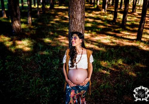 Gestante de A doce espera por Clarice