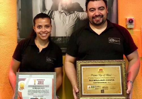 DJ William Costa é premiado duas vezes como o melhor DJ da região