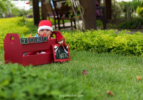 Bebê de Ensaio Fotográfico de Natal Fotografia Infantil | RJ
