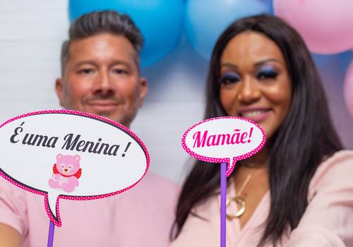 Chá Revelação de Cassia + Robert = a baby girl