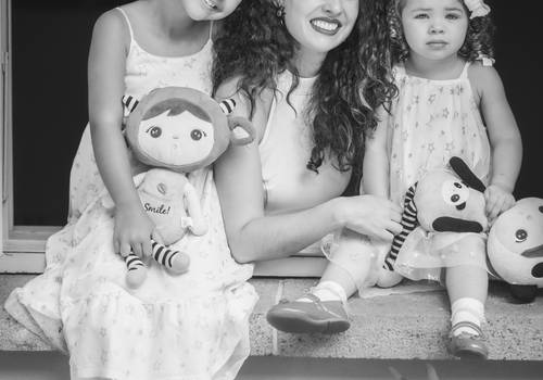 FAMILIA de Ensaio Mãe e Filhas 