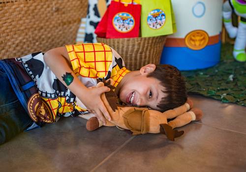 Comemorações de Miguel: O Woody que sorri com os olhos! 