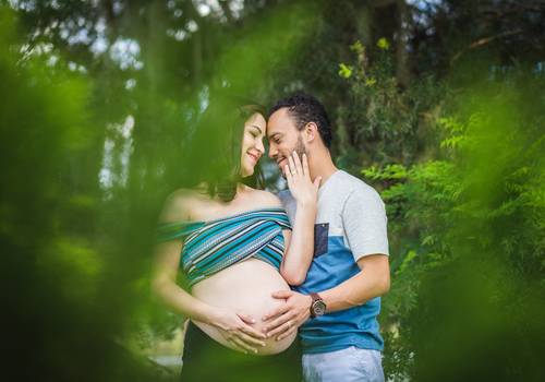 Gestante de Ensaio da mamãe Sol