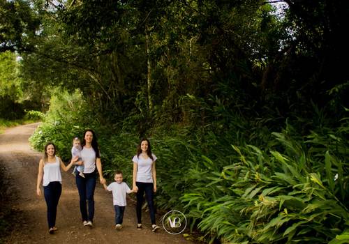 Família  de Dia das Mães Michele 