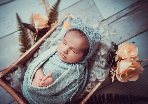 Newborn de Ensaio Eloá uma boneca