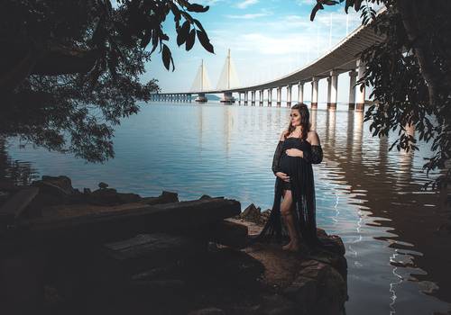 Gestante de Ensaio Danúbia