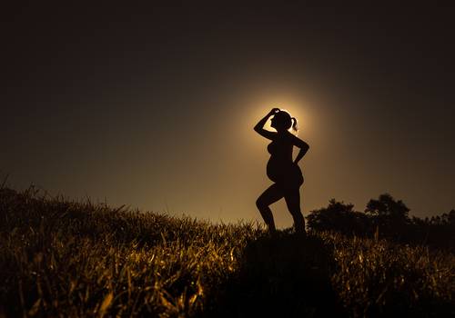 Gestante de ENSAIO CARLA