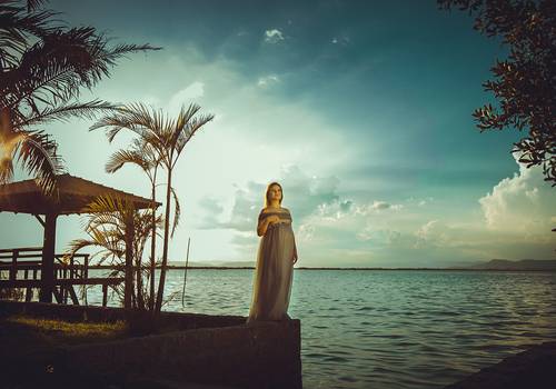 Gestante de Ensaio Carol