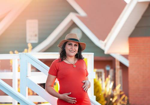 Gestante de A doce espera de Heloisa