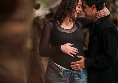 Gestante de A doce espera da Beatriz