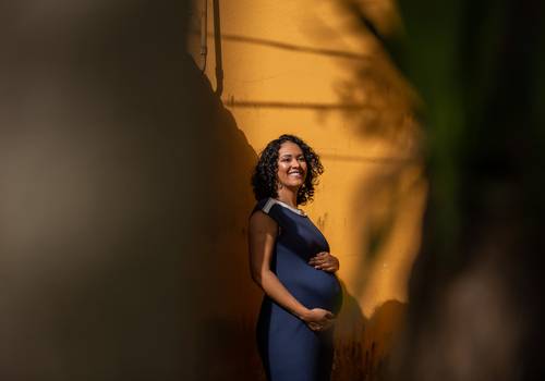 Gestante de A doce espera de Benjamin