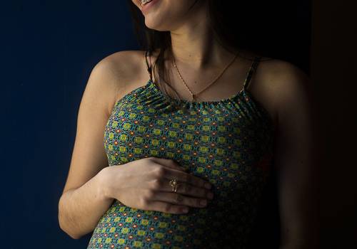 Gestante de A doce espera de Miguel