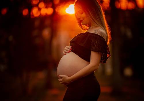 Gestante de A doce espera de Henry