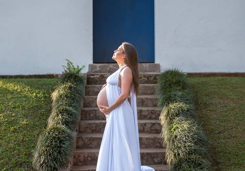 Gestante de A doce espera de Lívia