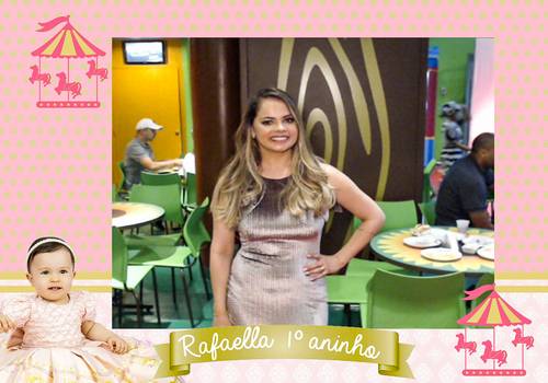 Festas Kids de Rafaella 1 ano- Espelho Selfie