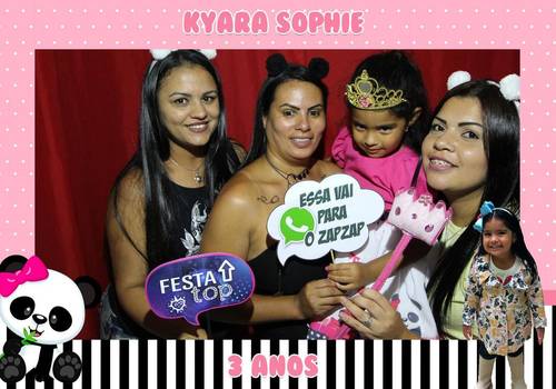 Festas Kids de Kyara 3 anos (Cabine de Fotos)