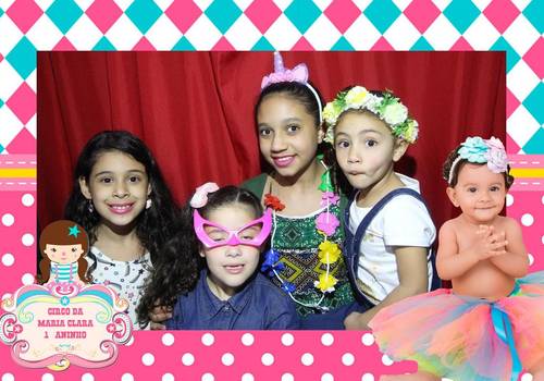 Festas Kids de Maria Clara 1º aninho (Cabine de Fotos)