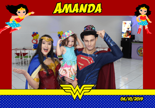 Festas Kids de Amanda (Totem de Fotos)