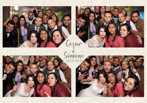 Casamentos de Cézar & Simone (Espelho Slim)