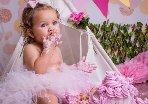 Ensaio Infantil de Smash the Cake - Laurinha