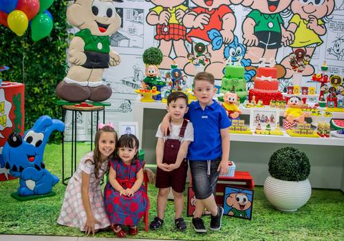 Aniversário Infantil de Ana Julia - Brendha - Daniel - Miguel 