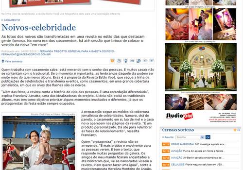 Matéria no Jornal Gazeta do Povo