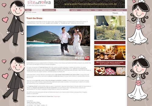 Matéria sobre Trash the Dress – Site da Noiva